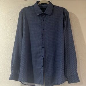 Nautica Slim fit Blue Checkered Casual Shirt